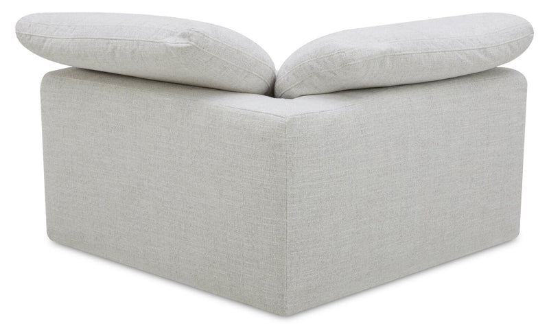 Sky Modular 45.75\" Fabric Corner Chair with Removable Feather Down Cushions - Nathan Wheat