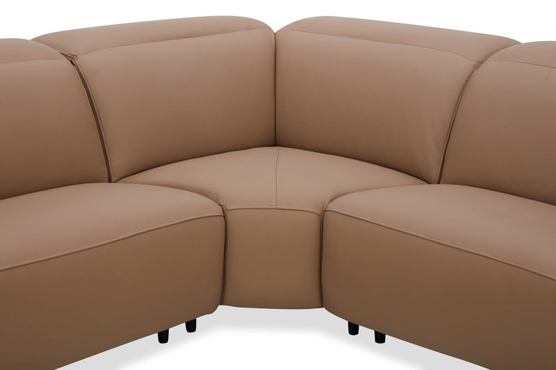 Valencia 5-Piece Left-Facing Power Reclining Sectional - Blanca Macha