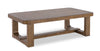 Gideon 56” Solid Wood Country-Style Coffee Table - Brown