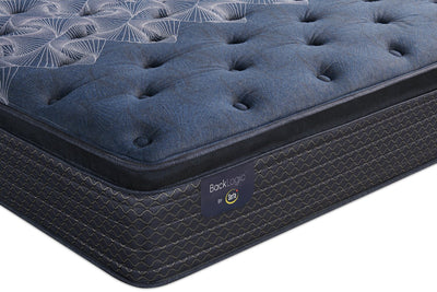 Serta Back Logic 3.0 Eurotop Plush Twin XL Mattress | Matelas moelleux à Euro-plateau Back Logic 3.0 de Serta pour lit simple très long