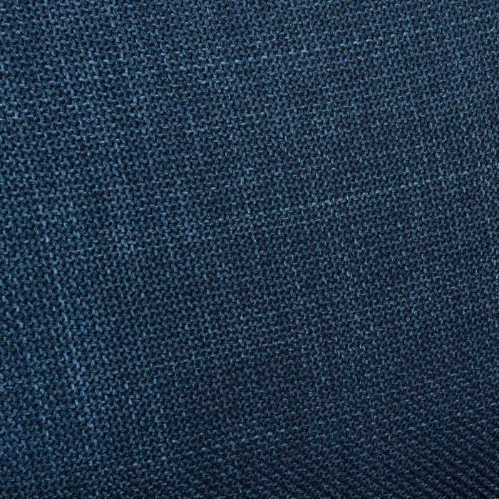 River 40.1\" Linen-Look Fabric Chair with Wood Base and Legs - Blue