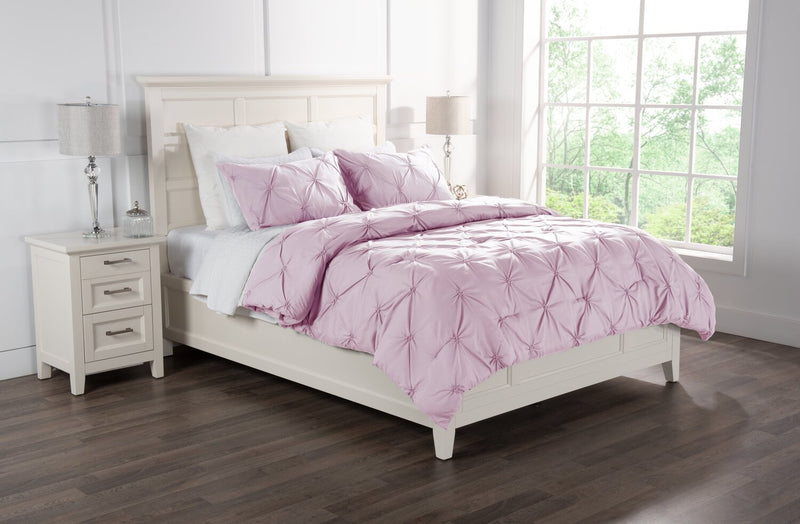 Penelope 2-Piece Twin Comforter Set - Pink
