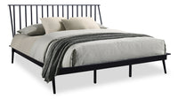 Milan King Bed - Black  