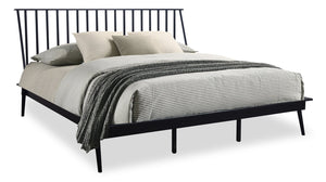 Milan King Bed - Black 