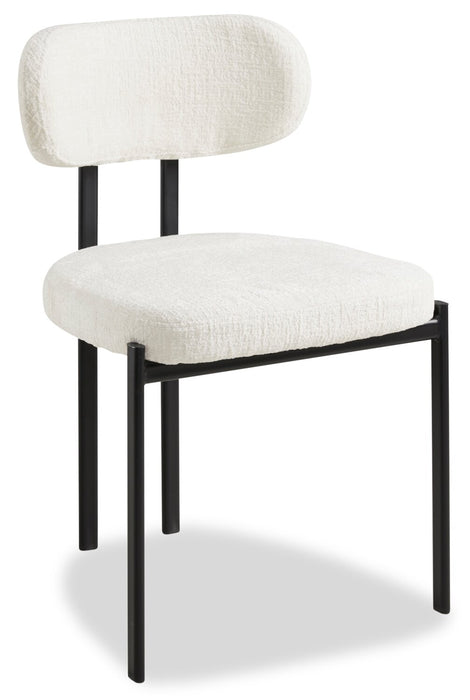 Rio 5pc Dining Set with Table & 4 Chairs, Metal Pedestal Base, 36\"W Round - Black/Brown & Taupe