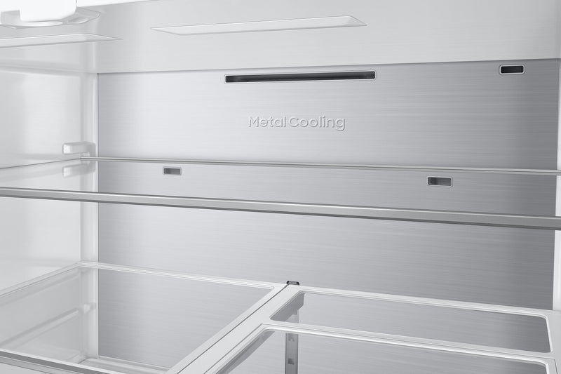 Samsung 36\" 23 Cu. Ft. Bespoke Counter-Depth French-Door Refrigerator with AI Home Screen - RF90F29BECRAA