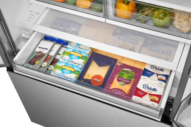 Midea 35.8\" 31.7 Cu. Ft. French-Door Refrigerator - Stainless Steel - MRF32I6BST