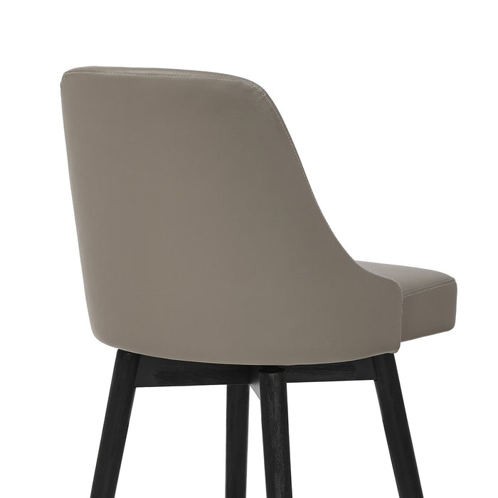 Nash Counter-Height Swivel Bar Stool - Taupe