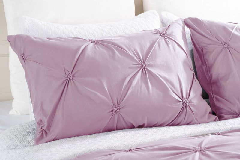Penelope 2-Piece Twin Comforter Set - Pink