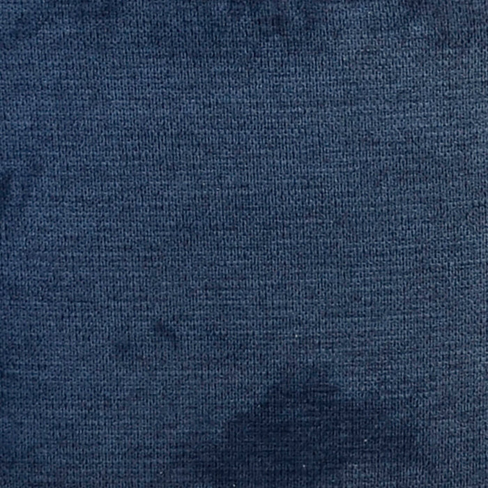 Sara Wing-Back Dining Chair with Polyester Fabric, Metal - Blue
