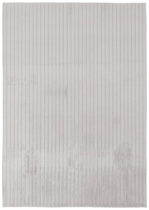 Channel Light Grey Area Rug - 7' x 10'