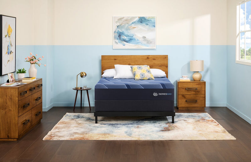 Serta iSeries NXG1200 Tight Top Firm Queen Mattress Set