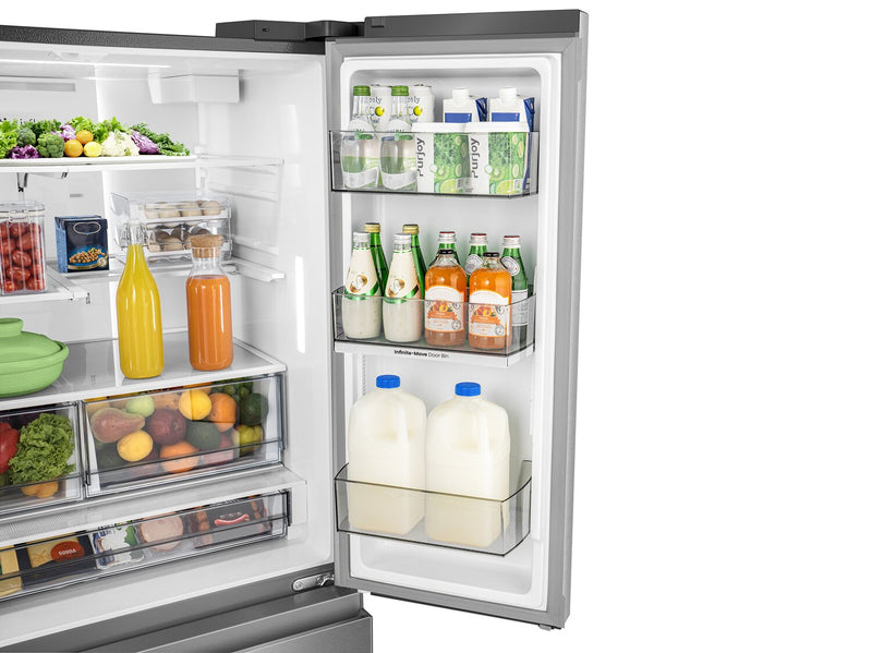 Hisense 36\" 30 Cu. Ft. French Door Refrigerator – Fingerprint Resistant Stainless Steel HRF300P7DSE