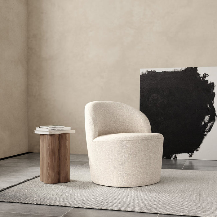 Lexi 28.35\" Fabric Accent Chair – Beige