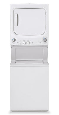 GE Unitized Spacemaker Washer and Electric Dryer Combination - GUD27ESMMWW 