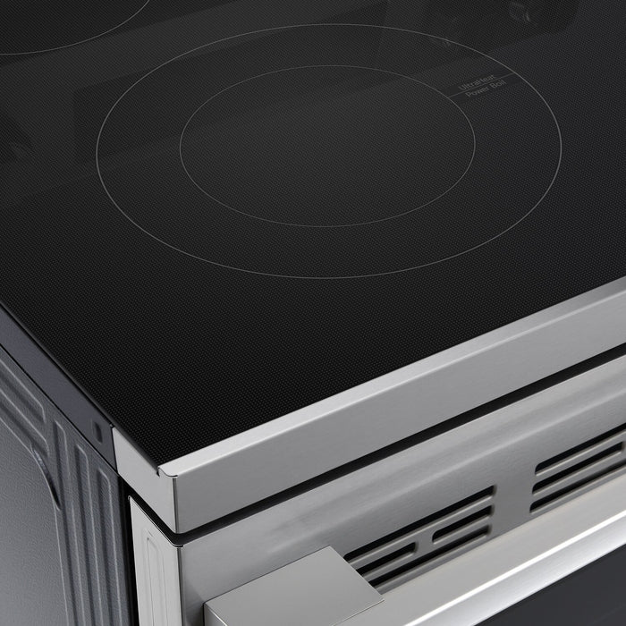 LG 30\" 6.3 Cu Ft. Smart Electric Range with Probake Convection® and EasyClean® - Stainless Steel - LREN6321YE