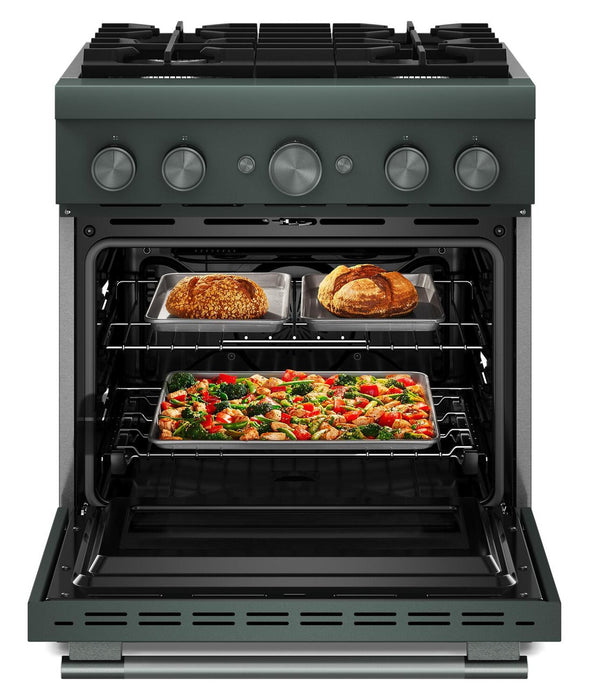 KitchenAid 4.1 Cu. Ft. Dual Fuel Range with No Preheat Air Fry Mode – Juniper - KFDS930SJP