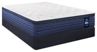 Serta Vanguard Stonebridge Eurotop Medium Twin Mattress Set 