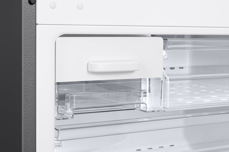 Samsung 28\" 15 Cu. Ft. Counter-Depth Bottom Mount Refrigerator – Silver - RB15DG6000SRAA
