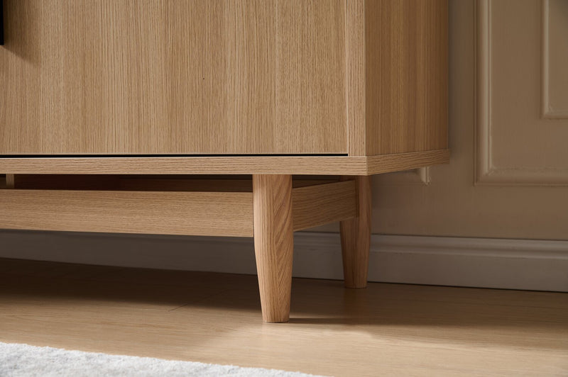 Kemper 71\" Modern TV Stand with Storage for TVs up to 70\"- Harvest Oak