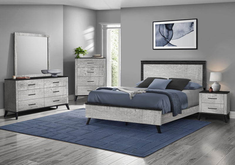 Blake Bedroom Dresser Mirror, Attachable, Wall Hanging - Grey