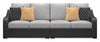 ["Jasper Patio Right and Left Facing Loveseats - Black"]