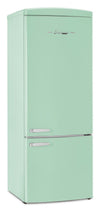 Unique Classic Retro 28\" 17 Cu Ft. Bottom Mount Refrigerator - Green - UNQ-455L LG AC