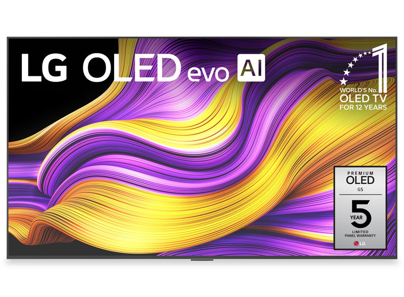 LG 65\" G5 4K OLED evo AI Smart TV with Wall Mount