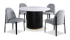 Capri 5-Piece Dining Set – Grey