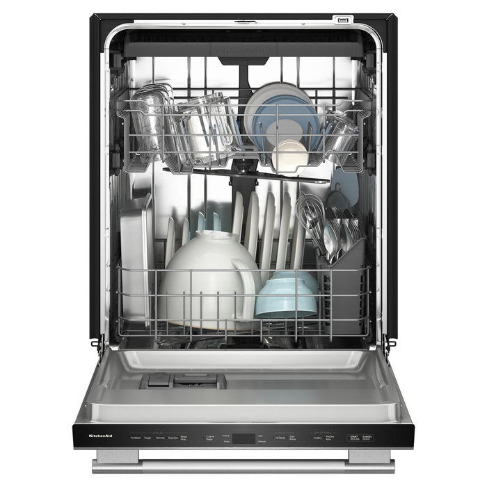 KitchenAid 24” 47 dBA Built-In Top Control Dishwasher - PrintShield™ Stainless Steel - KDTS224SPS