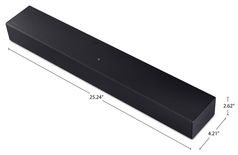 Samsung 2 CH B-Series Soundbar with Built-In Woofer (HW-B400F/ZC)