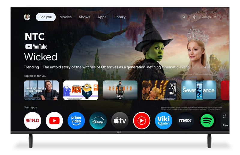 NTC 40\" FHD Smart Google TV (40FA7600)