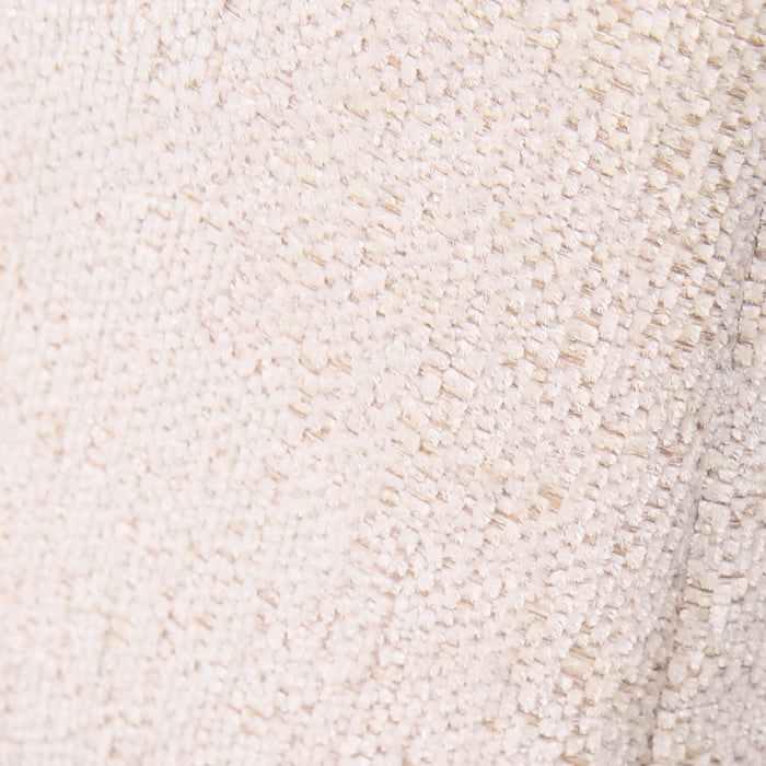 Cove 27\" Chenille Fabric Ottoman – Taupe 