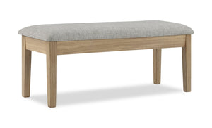 Cove Dining Bench with Cushion Fabric Seat, Lift Top Storage, 46