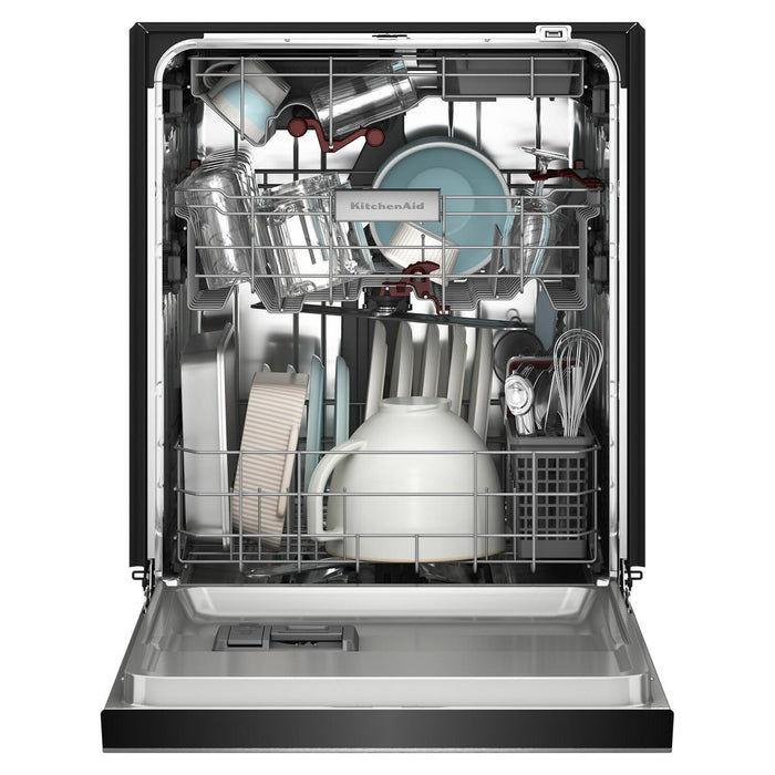 KitchenAid 24\" 44 dBA Dishwasher with 360° Max Jets™ Third Rack – PrintShield Stainless - KDFS424SPS 