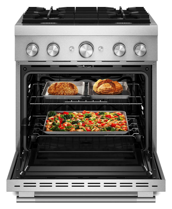 KitchenAid 4.1 Cu. Ft. Dual Fuel Range with No Preheat Air Fry Mode – Stainless Steel - KFDS930SSS\t