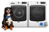 Maytag 5.8 Cu. Ft. Pet Pro Smart Front-Load Washer and 7.4 Cu. Ft. Gas Dryer - White