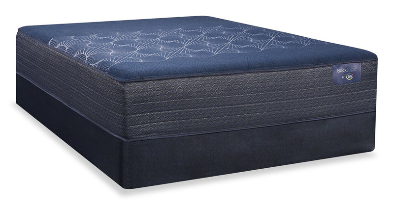 Serta Back Logic 5.0 Smooth Top Extra Firm Queen Mattress Set