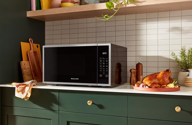 KitchenAid 1.6 Cu. Ft. Countertop Microwave with Steam Clean - Stainless Steel - YKMCS122RSS