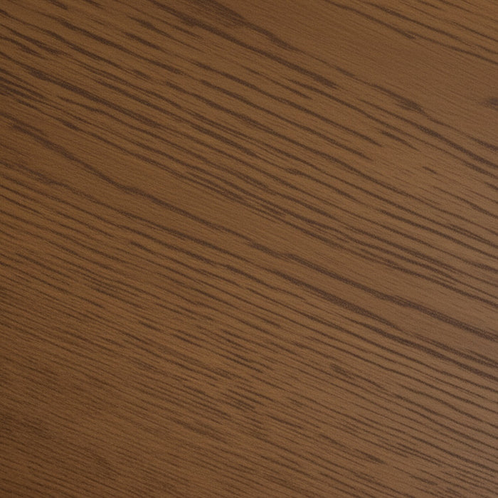 Viola 29.5\" Modern Round Top Coffee Table – Brown Walnut