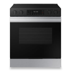 Samsung 6.3 Cu. Ft. Smart Electric Slide In Range with Air Fry - Stainless Steel - NSE6DG8300SRAC