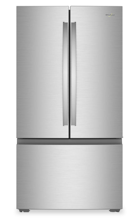 Whirlpool 36\" 24 Cu. Ft. True Counter Depth French Door Refrigerator – Stainless Steel - WRFC3036RZ