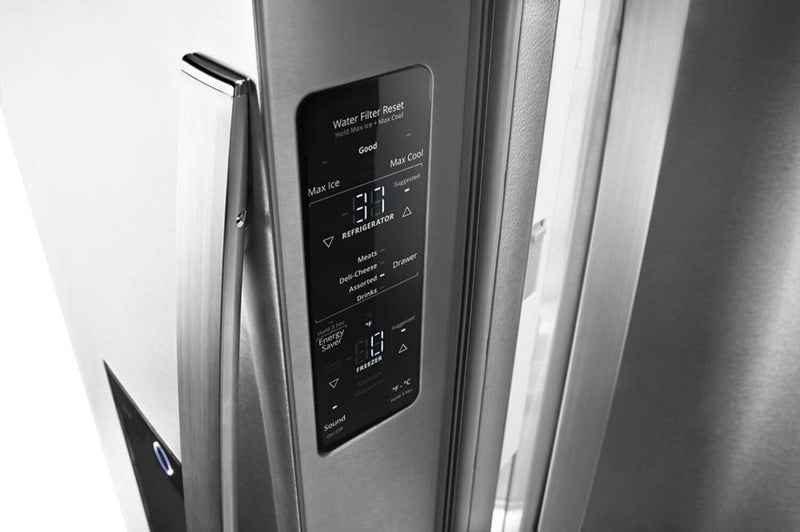 Whirlpool 36\" 23.8 Cu. Ft. Counter-Depth French-Door Refrigerator - Stainless Steel - WRFC9636RZ 