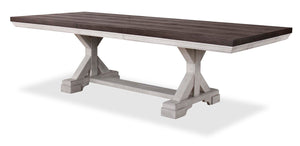 Willow Dining Table with Trestle Base, 84-106