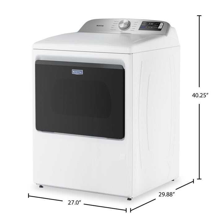 Maytag 7.4 Cu. Ft. Top Load Gas Dryer with Advanced Moisture Sensing – White - MGD6205RW\t