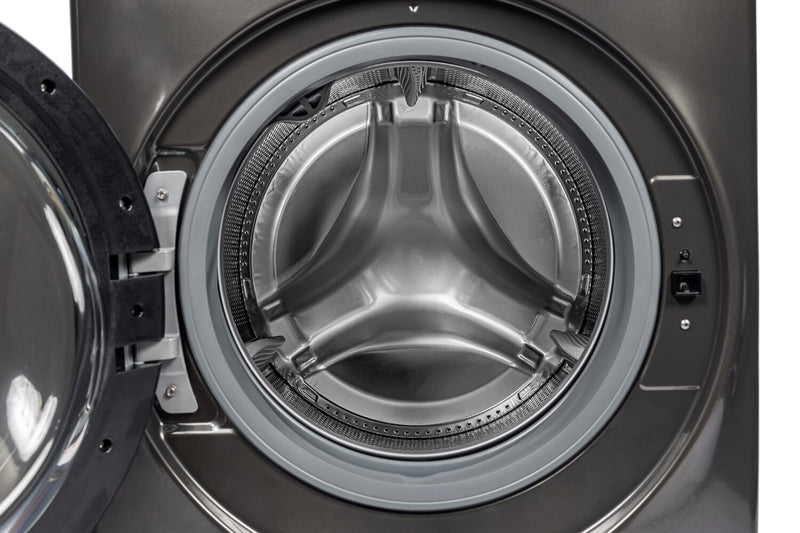 Midea 5.2 Cu. Ft. Front Load Washer with Steam Care – Grey - MLHW52S7AGG