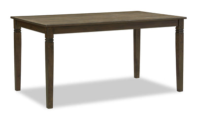 Devon Dining Table, Wood, 60"W - Dark Brown | Table de salle à manger Devon de 60 po (L) en bois - brun foncé