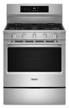 Maytag 5 Cu. Ft. Smart True Convection Gas Range with Grill Mode - Stainless Steel - MFGS8030RZ