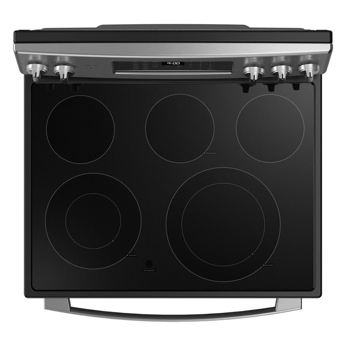 GE 30\" Smart Electric Range - Fingerprint Resistant Stainless Steel - PCB900YVFS