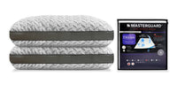 Masterguard® Dream™ Queen Mattress Protector with 2 Queen Pillows 